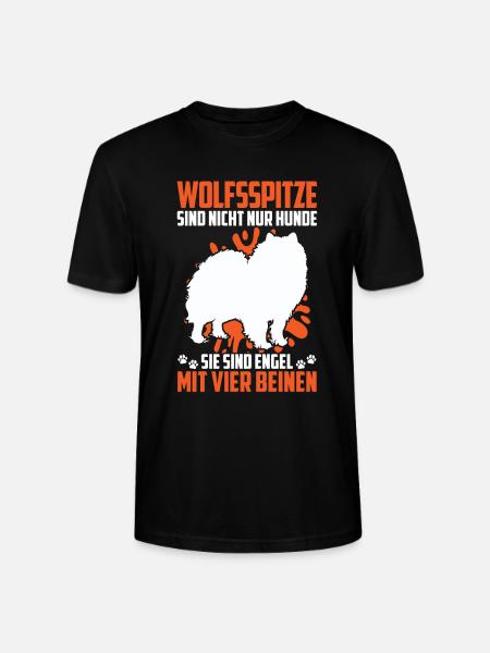 Wolfsspitz Habe einen Deutscher Wolfsspitz - Stanley/Stella Unisex Bio-T-Shirt CRAFTER - Schwarz