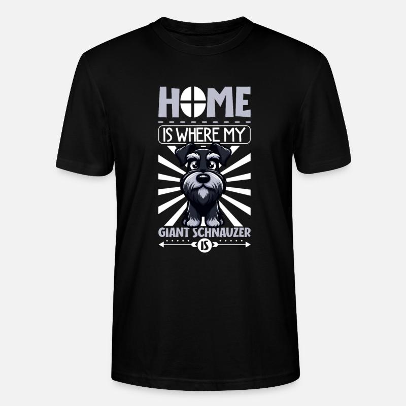 Accueil - Schnauzer géant - T-shirt bio CRAFTER Stanley Stella Unisexe - noir