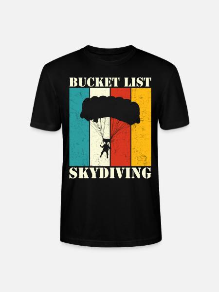 Parachutisme - T-shirt bio CRAFTER Stanley Stella Unisexe - noir