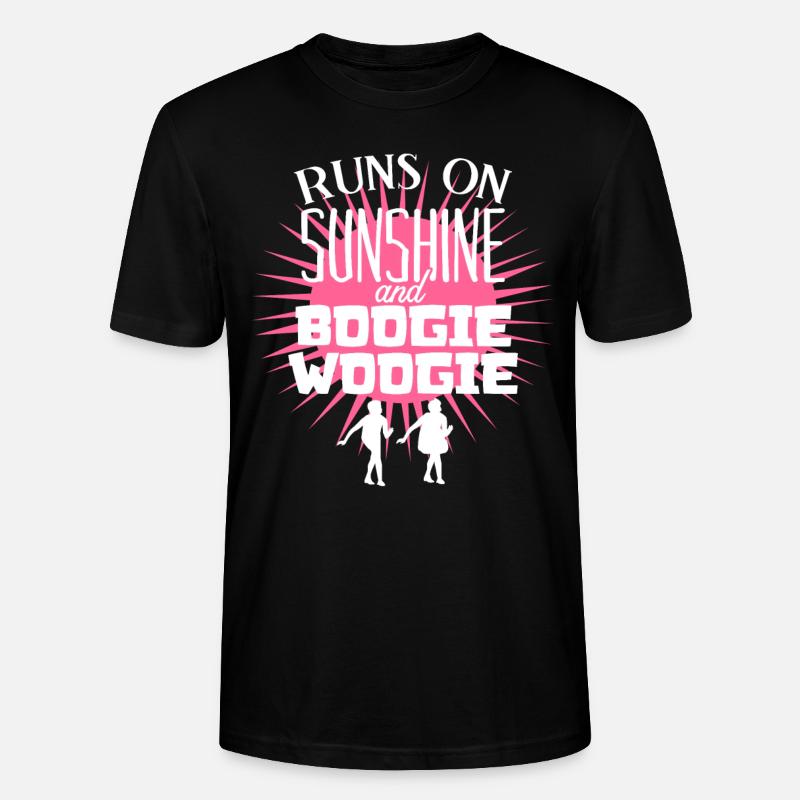 Boogie Woogie Dance Swing - Stanley/Stella Unisex Bio-T-Shirt CRAFTER - Schwarz