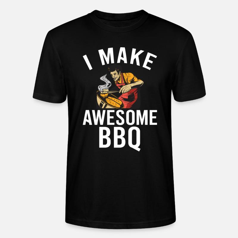 Grill Barbecue Grilling - Stanley/Stella Unisex Bio-T-Shirt CRAFTER - Schwarz