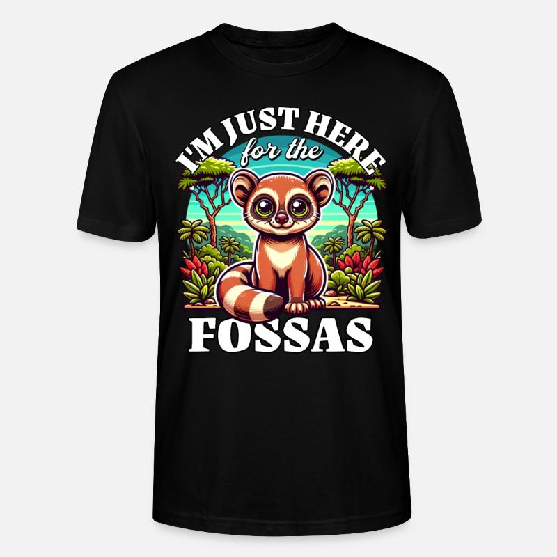 Fossas - Stanley/Stella Unisex Bio-T-Shirt CRAFTER - Schwarz