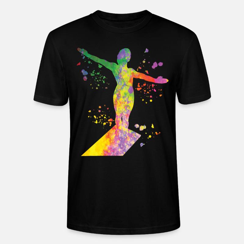 Turmspringen Kunstspringen Synchronspringen - Stanley/Stella Unisex Bio-T-Shirt CRAFTER - Schwarz