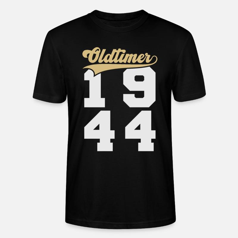 Oldtimer 1944 - Stanley/Stella Unisex Bio-T-Shirt CRAFTER - Schwarz