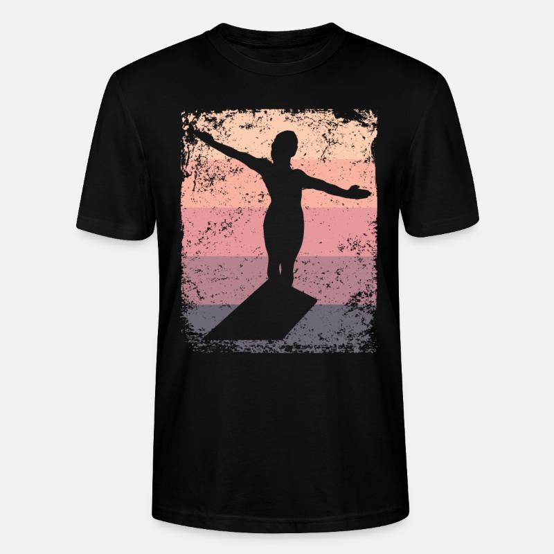 Synchronisierter Wassertaucher High Diver - Stanley/Stella Unisex Bio-T-Shirt CRAFTER - Schwarz