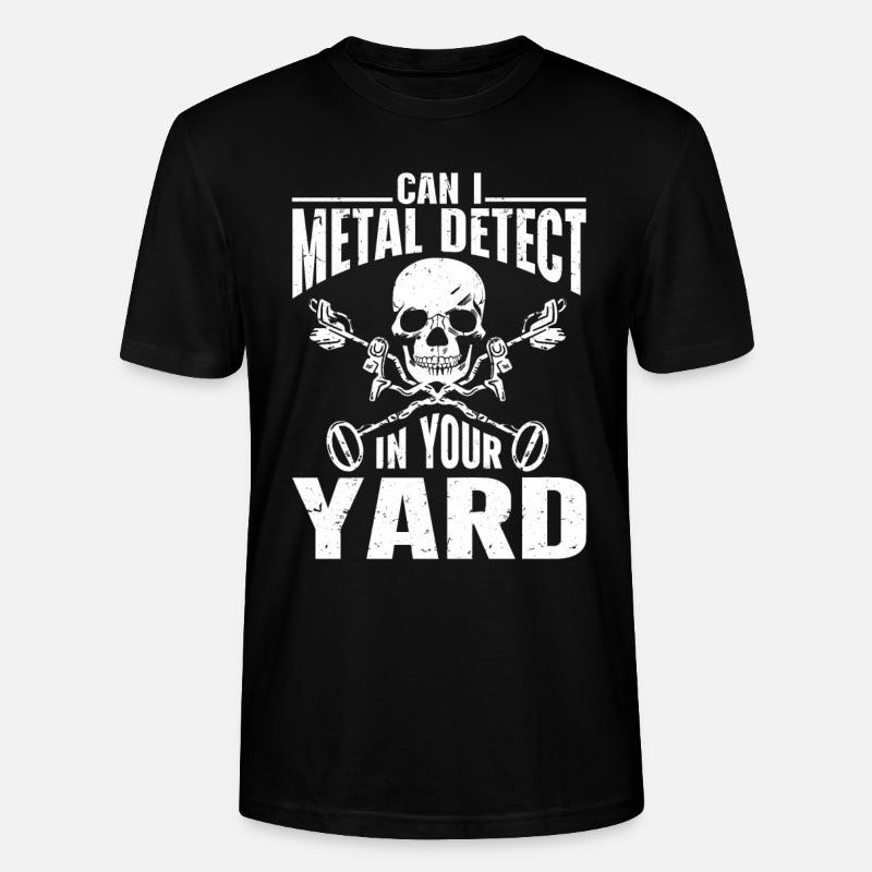 Metalldetektor Schatzsuche - Stanley/Stella Unisex Bio-T-Shirt CRAFTER - Schwarz