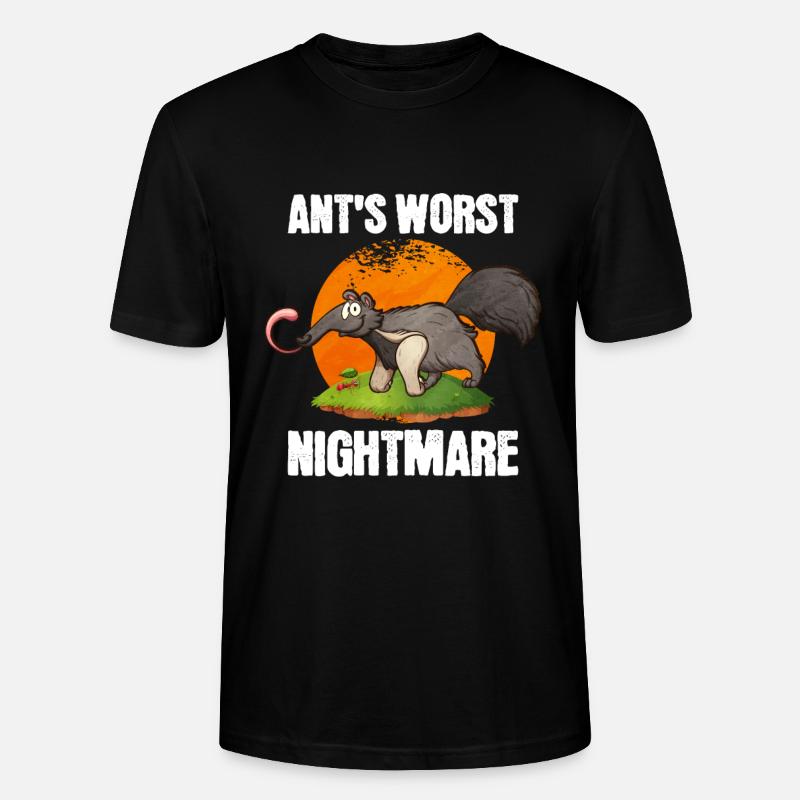 Cher cadeau de fourmilier - T-shirt bio CRAFTER Stanley Stella Unisexe - noir