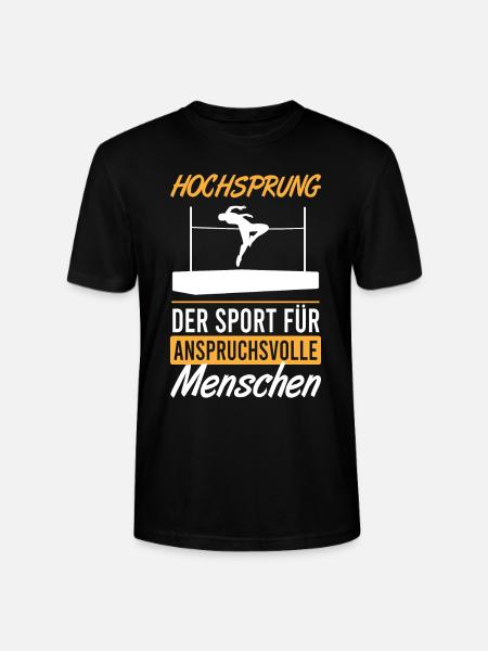 Hochsprung für Anspruchsvolle Athleten - Stanley/Stella Unisex Bio-T-Shirt CRAFTER - Schwarz