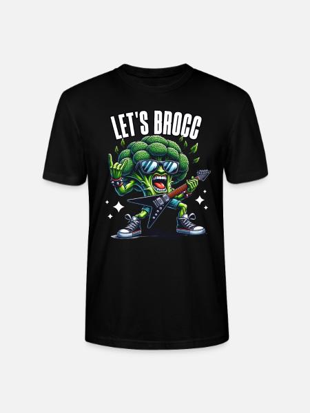 Brokkoli Rocker - Stanley/Stella Unisex Bio-T-Shirt CRAFTER - Schwarz