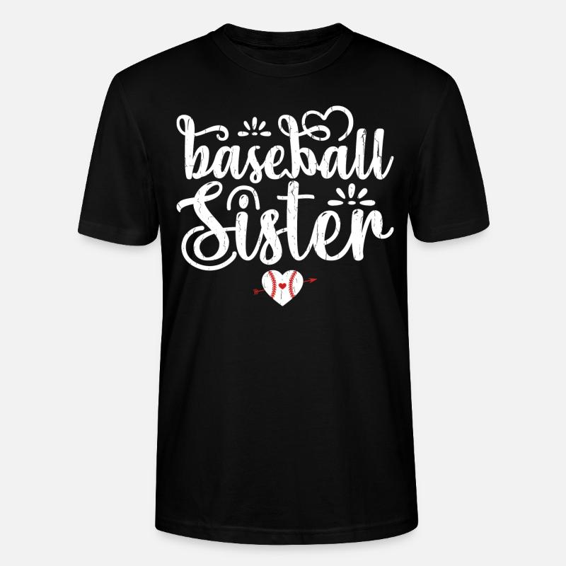 Baseball-Schwester Baseball-Schwester - Stanley/Stella Unisex Bio-T-Shirt CRAFTER - Schwarz
