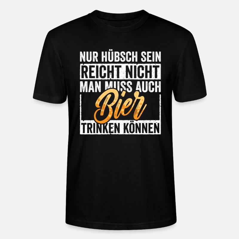 Bier Hübsch - Stanley/Stella Unisex Bio-T-Shirt CRAFTER - Schwarz