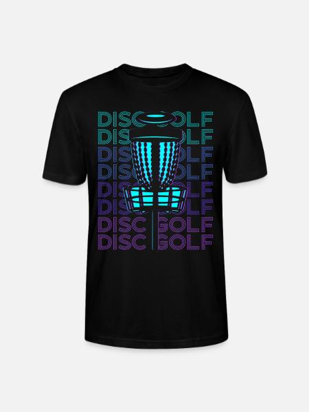 Disc-Golf Disc-Golfing Disc-Golfer Retro - Stanley/Stella Unisex Bio-T-Shirt CRAFTER - Schwarz