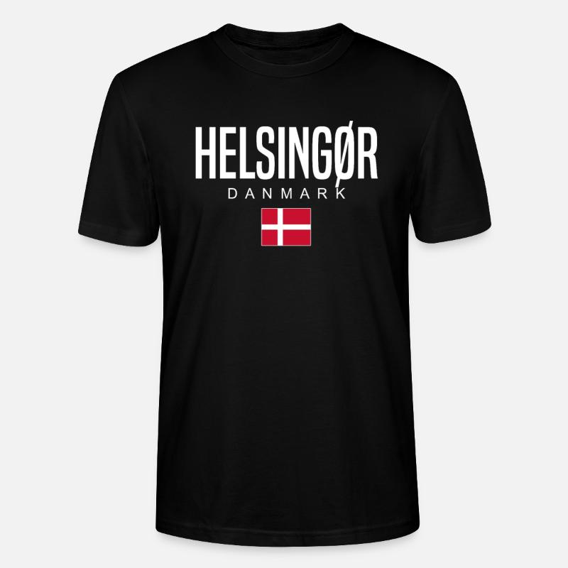 Helsingør Dänemark - Stanley/Stella Unisex Bio-T-Shirt CRAFTER - Schwarz