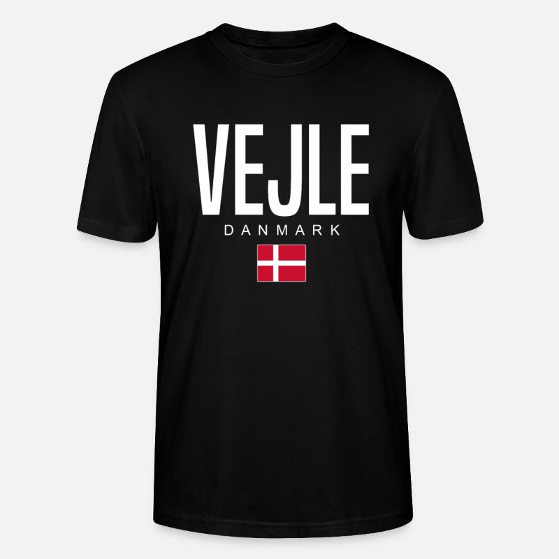 Vejle, Danemark - T-shirt bio CRAFTER Stanley Stella Unisexe - noir