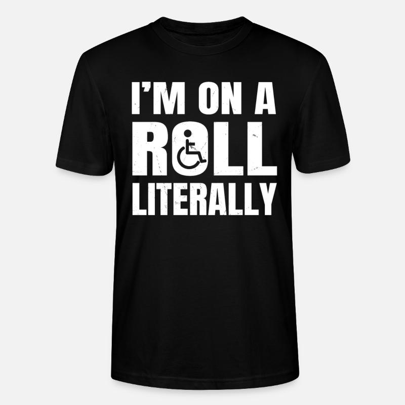 Rollstuhl - Stanley/Stella Unisex Bio-T-Shirt CRAFTER - Schwarz