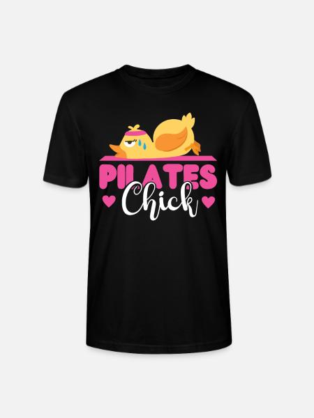 Pilates Instructor Teacher Chicken - Stanley/Stella CRAFTER Unisex Organic T-Shirt - black