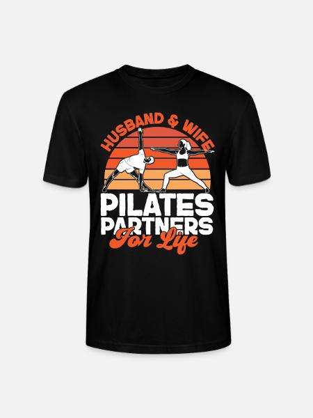 Pilates Instructor Teacher Husband - Stanley/Stella CRAFTER Unisex Organic T-Shirt - black