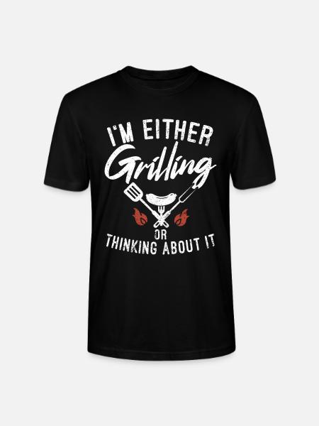 Grill Barbecue Grilling - Stanley/Stella Unisex Bio-T-Shirt CRAFTER - Schwarz