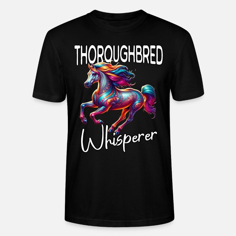 Thoroughbred Flüsterer - Stanley/Stella Unisex Bio-T-Shirt CRAFTER - Schwarz