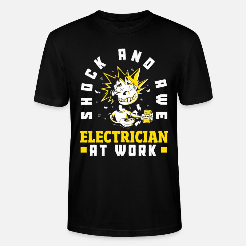 Circuit Wizards Expert Electrician Making - Stanley/Stella Unisex Bio-T-Shirt CRAFTER - Schwarz