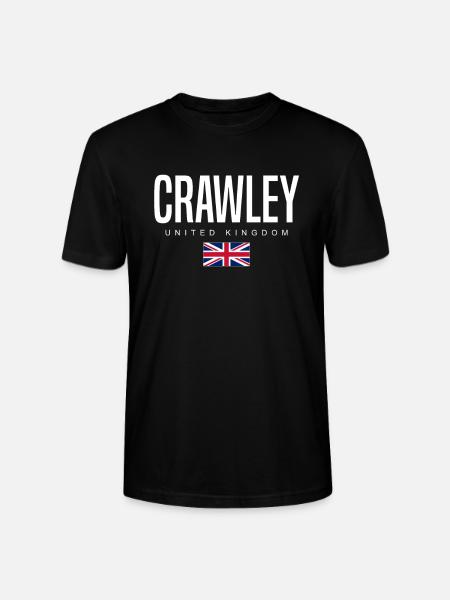 Crawley, Royaume-Uni - T-shirt bio CRAFTER Stanley Stella Unisexe - noir