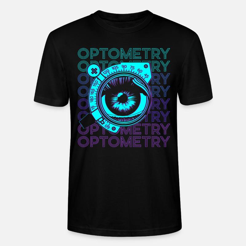 Optometrie Optometristen Optiker Retro - Stanley/Stella Unisex Bio-T-Shirt CRAFTER - Schwarz