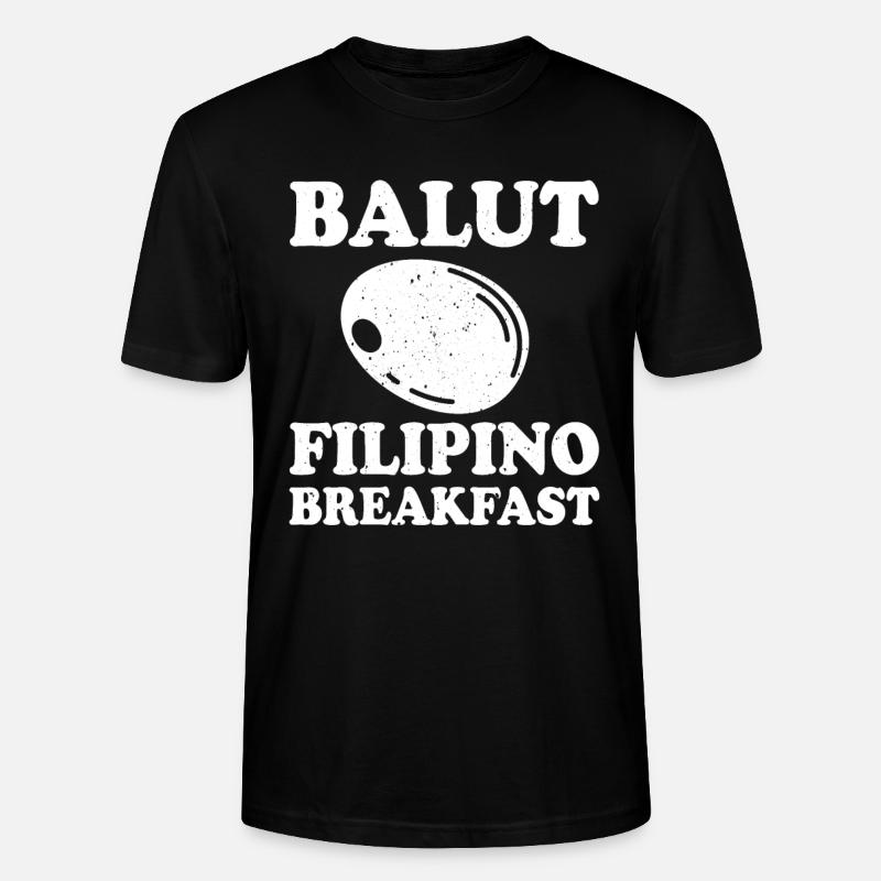 Balut – Petit-déjeuner philippin - T-shirt bio CRAFTER Stanley Stella Unisexe - noir