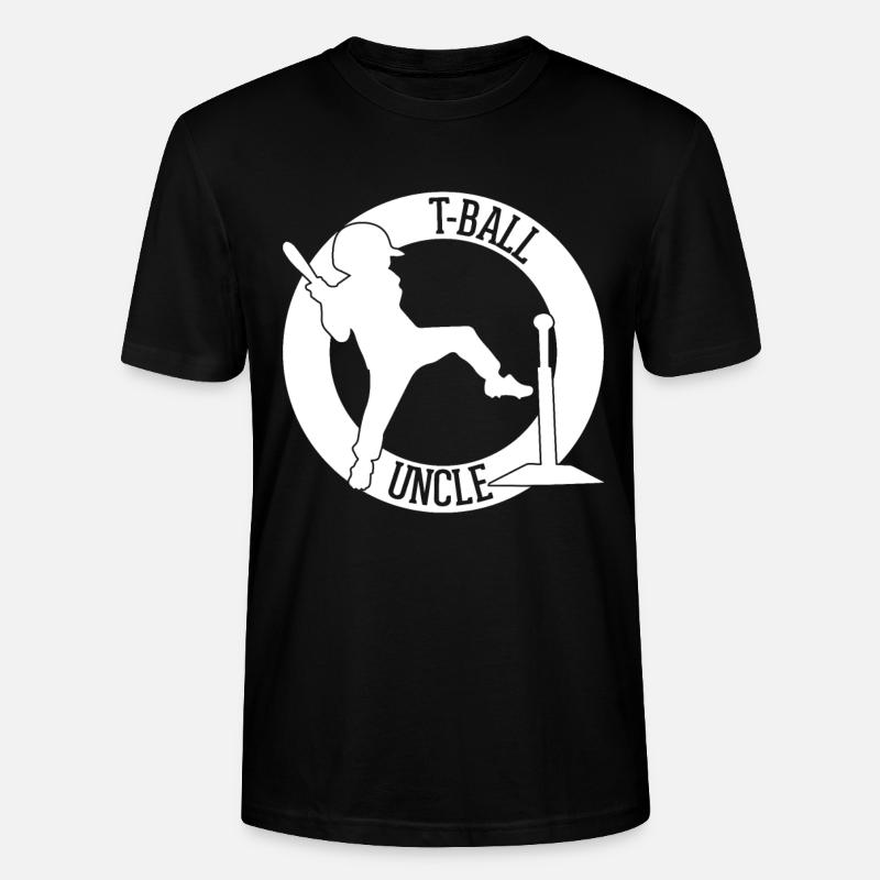 T-Ball Uncle Teeball Player Uncle - Stanley/Stella Unisex Bio-T-Shirt CRAFTER - Schwarz