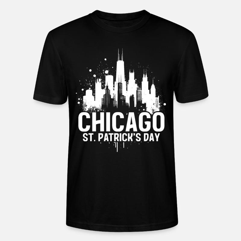 Chicago St. Patrick's Day - Stanley/Stella Unisex Bio-T-Shirt CRAFTER - Schwarz