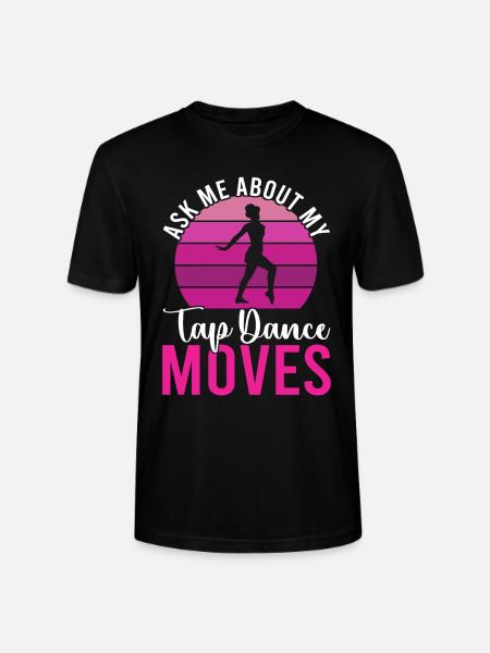 Tap Dance Tap Dancer - Stanley/Stella CRAFTER Unisex Organic T-Shirt - black