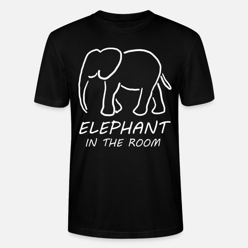Elephants Elephant - Stanley/Stella Unisex Bio-T-Shirt CRAFTER - Schwarz