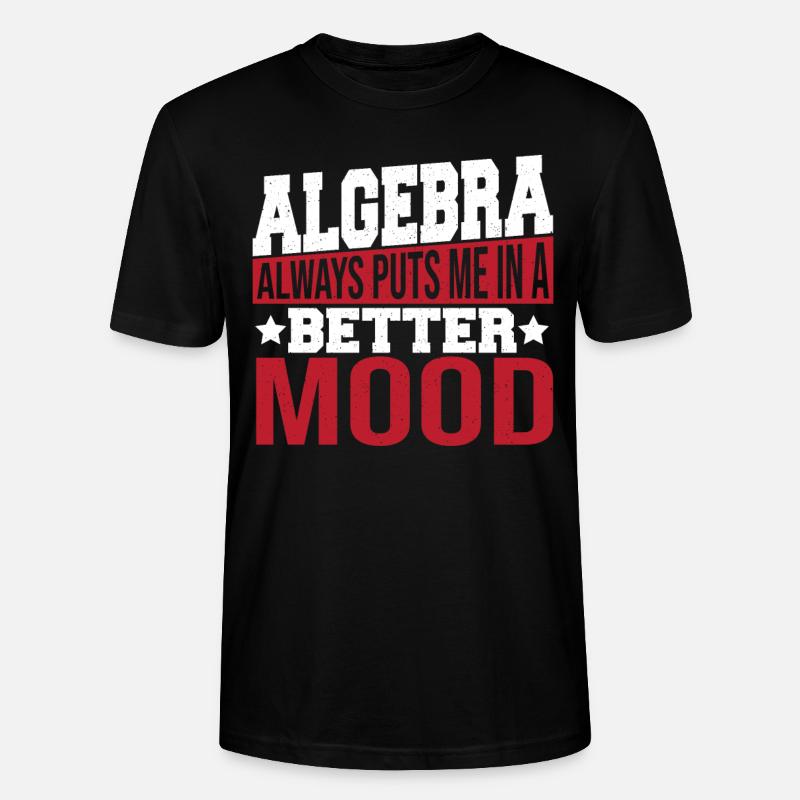 Formeln Mathe-Lehrer Algrebra - Stanley/Stella Unisex Bio-T-Shirt CRAFTER - Schwarz