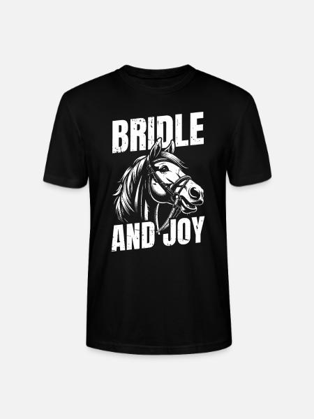Pferd Reitsport - Stanley/Stella Unisex Bio-T-Shirt CRAFTER - Schwarz