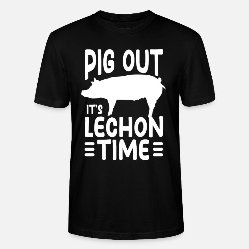 Lechon - T-shirt bio CRAFTER Stanley Stella Unisexe - noir