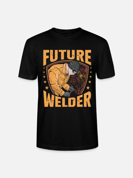 Welder Welding - Stanley/Stella CRAFTER Unisex Organic T-Shirt - black
