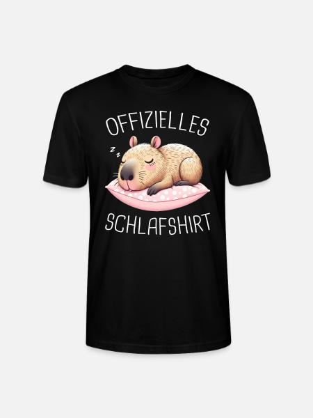 Capybara Wasserschwein Capybaras - Stanley/Stella CRAFTER Unisex Organic T-Shirt - black