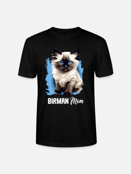 Birman Cat Birma Katze - Stanley/Stella Unisex Bio-T-Shirt CRAFTER - Schwarz