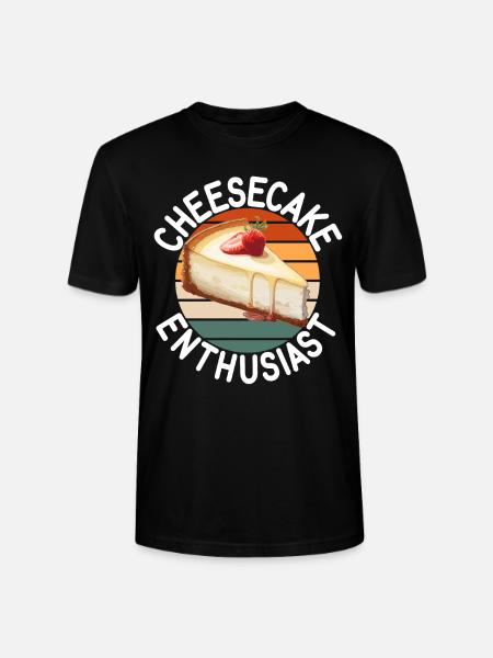 Cheesecake Gift - Stanley/Stella CRAFTER Unisex Organic T-Shirt - black