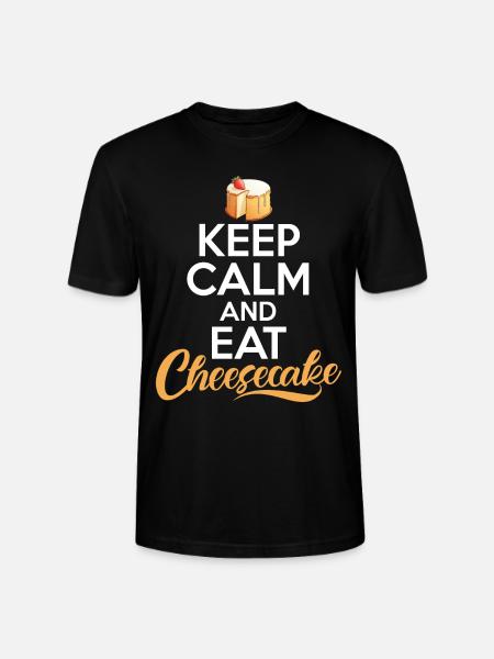 Cheesecake Gift - Stanley/Stella CRAFTER Unisex Organic T-Shirt - black
