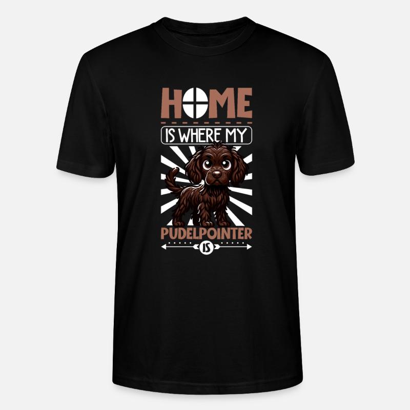 Accueil - Pudelpointer - T-shirt bio CRAFTER Stanley Stella Unisexe - noir