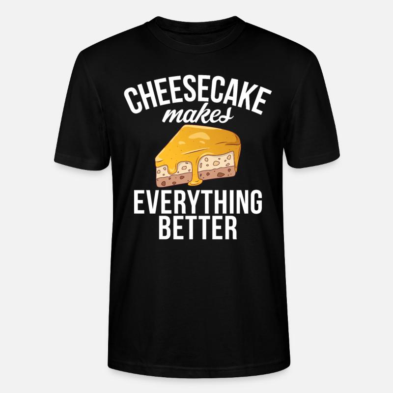 Cheesecake Gift - Stanley/Stella Unisex Bio-T-Shirt CRAFTER - Schwarz