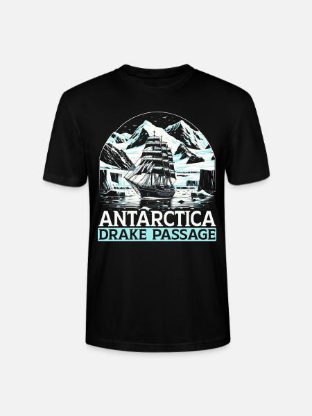 Expédition en Antarctique dans le détroit de - T-shirt bio CRAFTER Stanley Stella Unisexe - noir