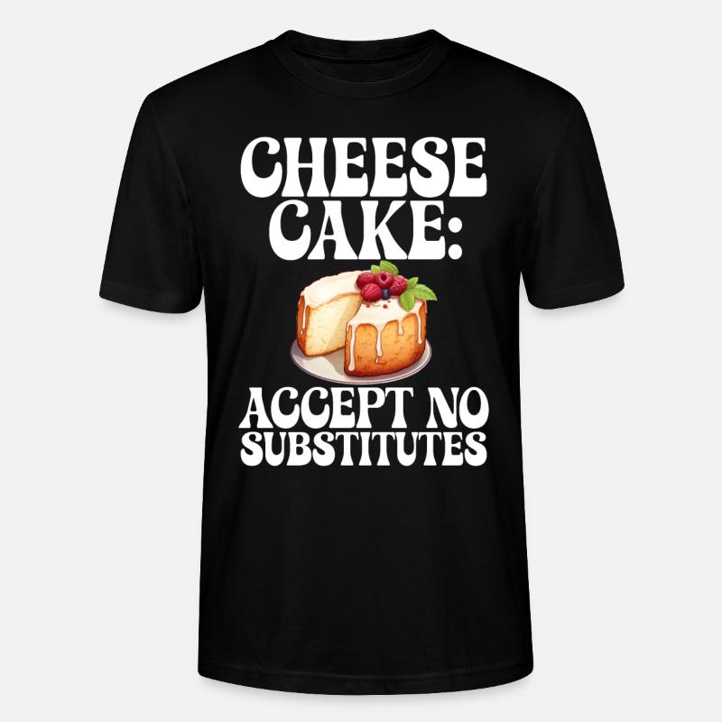 Cheesecake Gift - Stanley/Stella Unisex Bio-T-Shirt CRAFTER - Schwarz