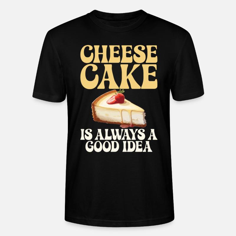 Cheesecake Gift - Stanley/Stella Unisex Bio-T-Shirt CRAFTER - Schwarz