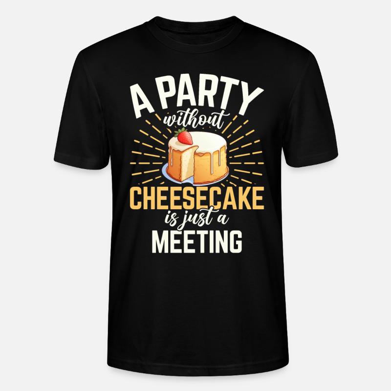 Cheesecake Gift - Stanley/Stella Unisex Bio-T-Shirt CRAFTER - Schwarz