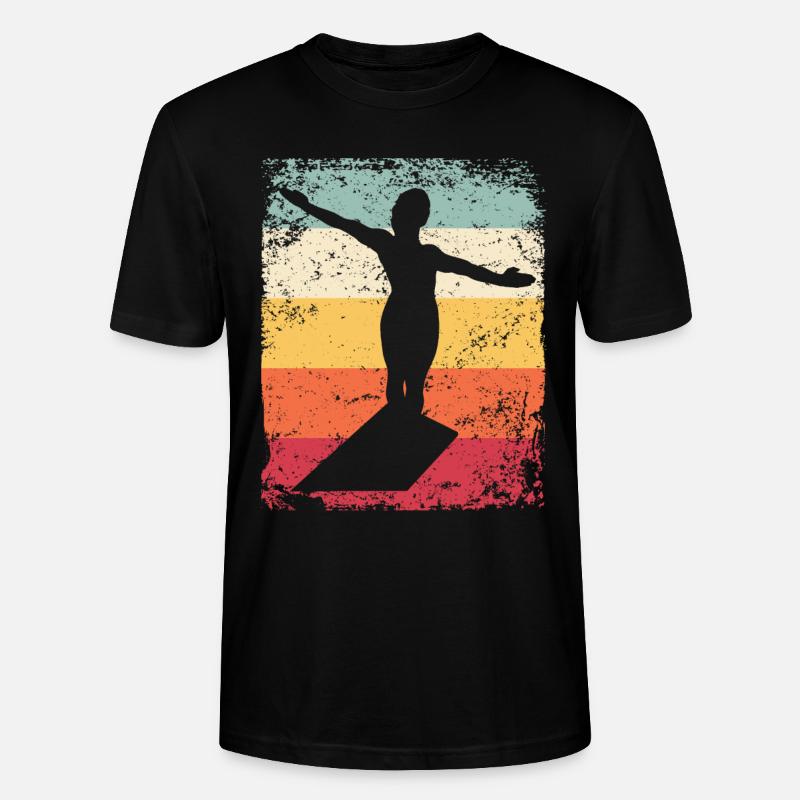 Turmspringen Kunstspringen Synchronspringen - Stanley/Stella Unisex Bio-T-Shirt CRAFTER - Schwarz
