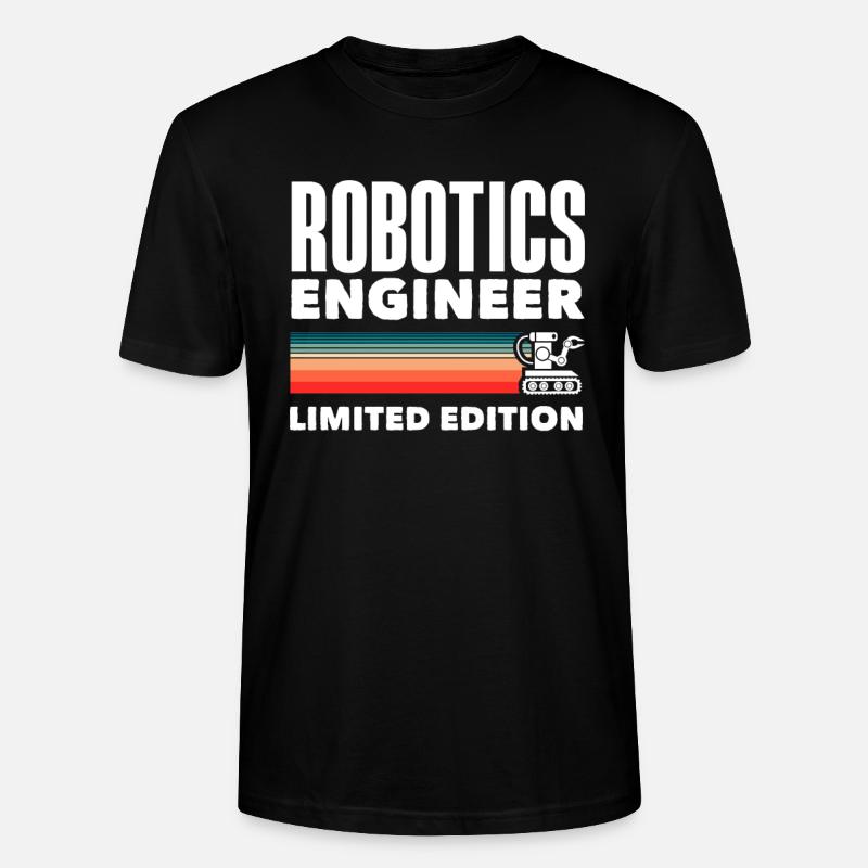 Programmeur de robots robotiques - T-shirt bio CRAFTER Stanley Stella Unisexe - noir
