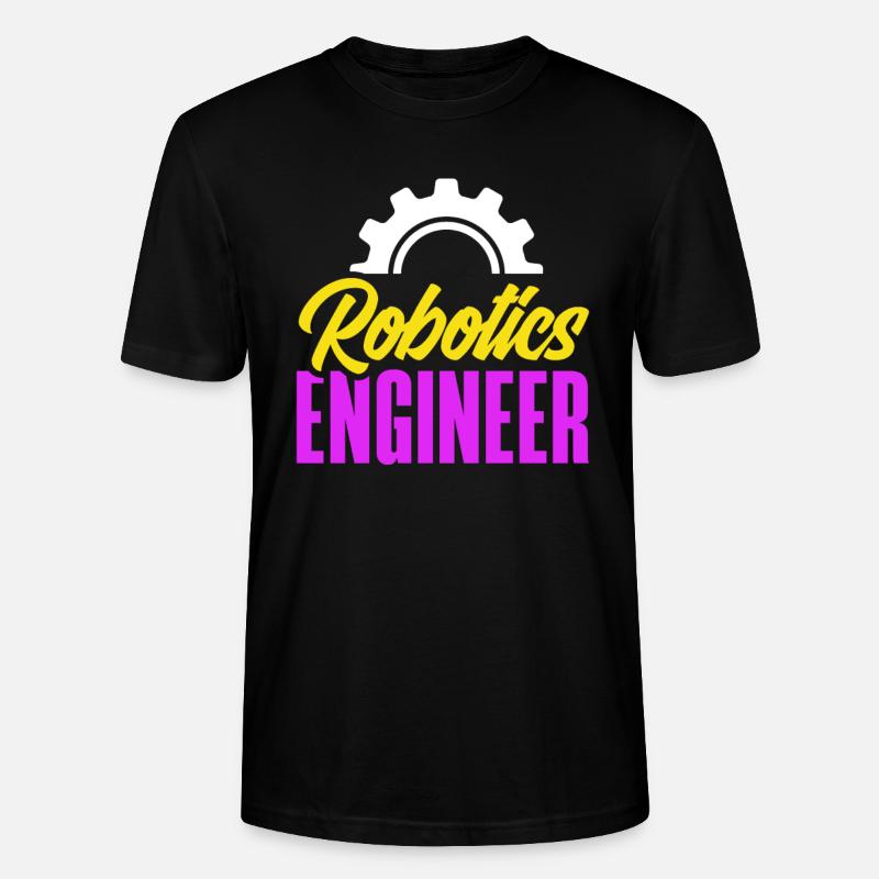 Programmeur de robots robotiques - T-shirt bio CRAFTER Stanley Stella Unisexe - noir
