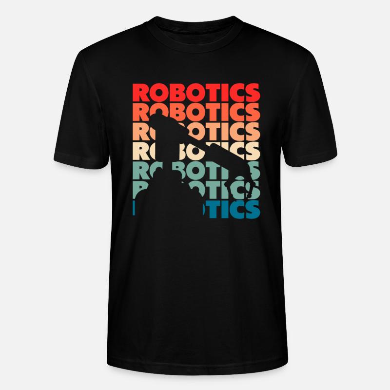 Programmeur de robots robotiques - T-shirt bio CRAFTER Stanley Stella Unisexe - noir