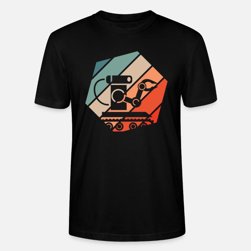 Programmeur de robots robotiques - T-shirt bio CRAFTER Stanley Stella Unisexe - noir